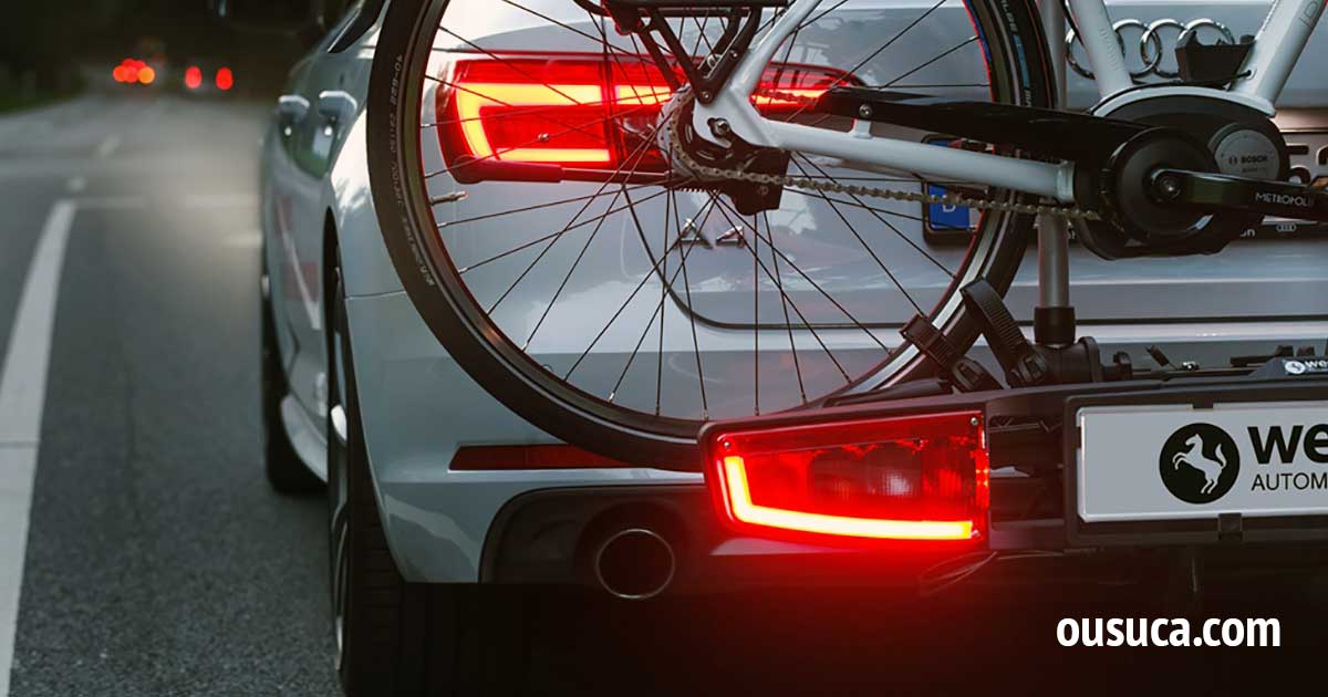 Westfalia Bikelander Fahrradträger LED Leuchten.