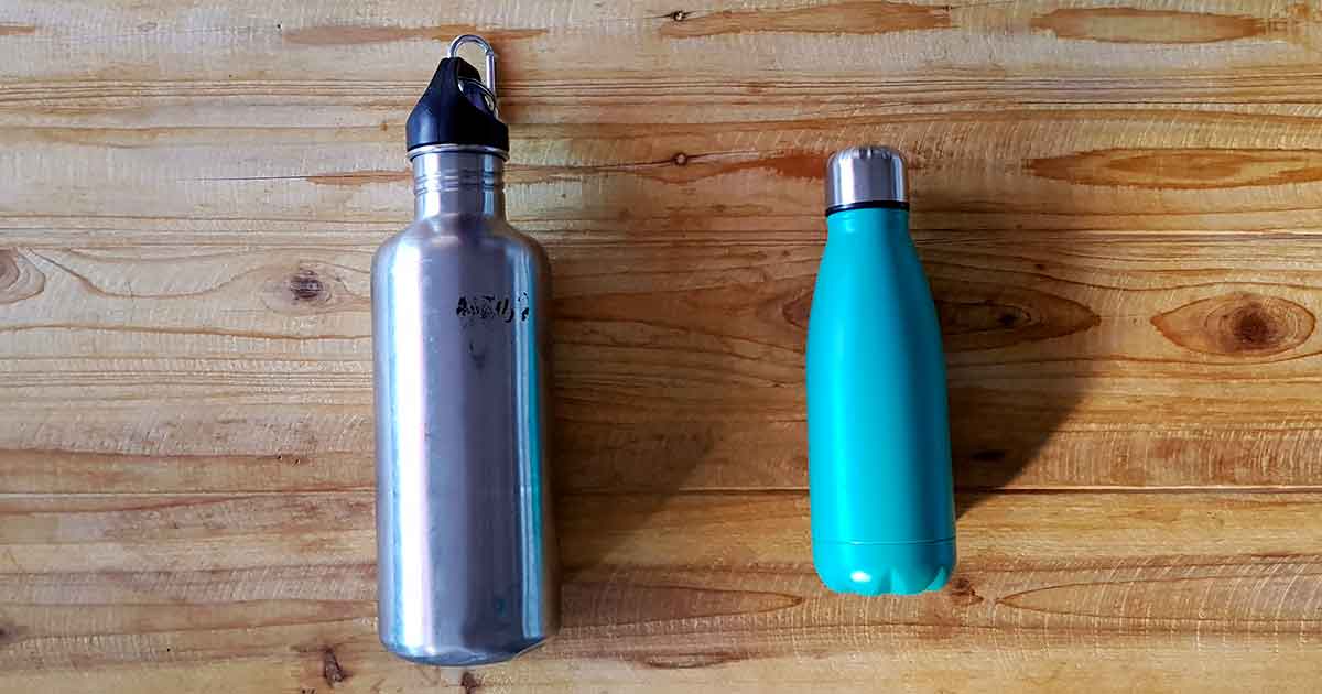 Edelstahl Trinkflaschen Test: Im Vergleich mit Outdoor Thermoflaschen.
