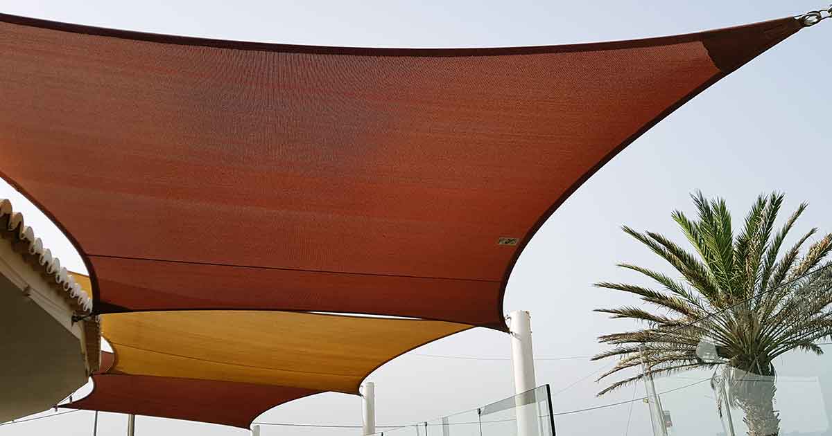 Sonnensegel 2x3m rechteckig PES Wasserdicht Windschutz Garten Sonnensegel NEU 