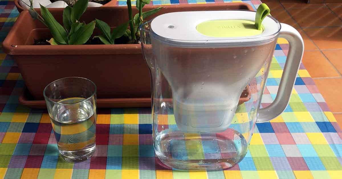 In Spanien Wasser filtern mit BRITA Filterkanne.