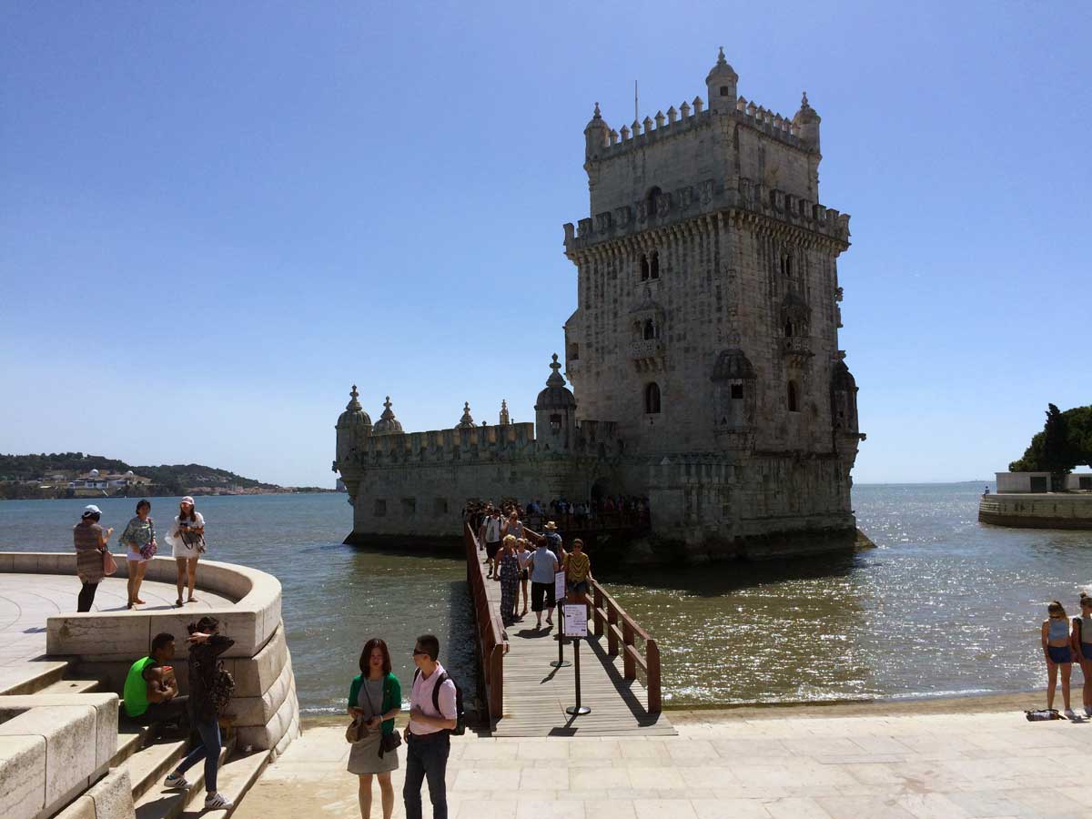 Rucksacktourismus - Lissabon Urlaub: Torre de Belém.
