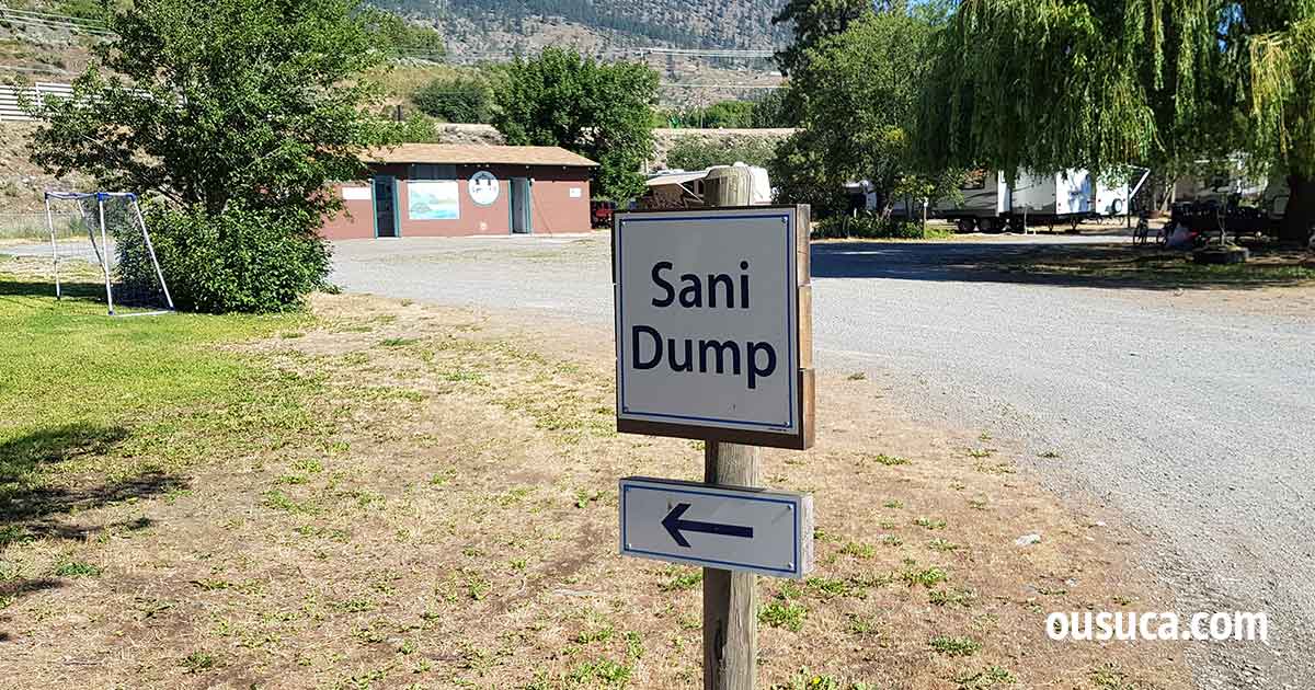 Sani Dump, Abwasserbeseitigung beim Camping