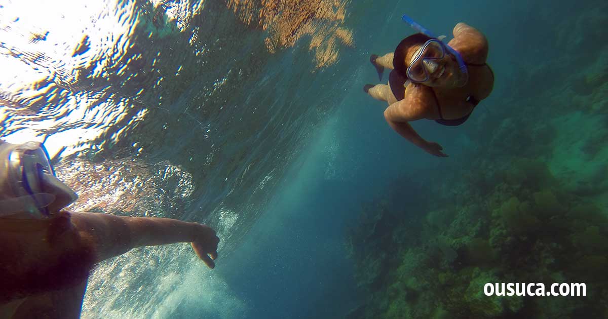 Wassersport Schnorcheln auf Kuba.
