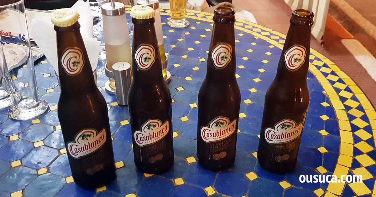 Marokko Bier Casablanca.