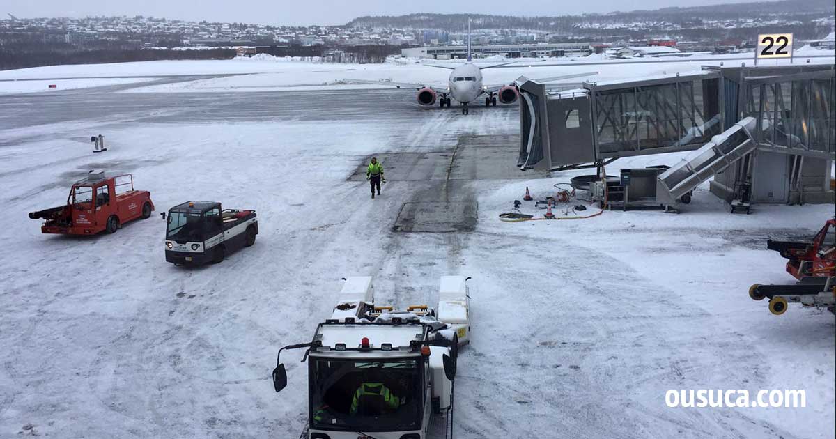 Flughafen Tromsø.