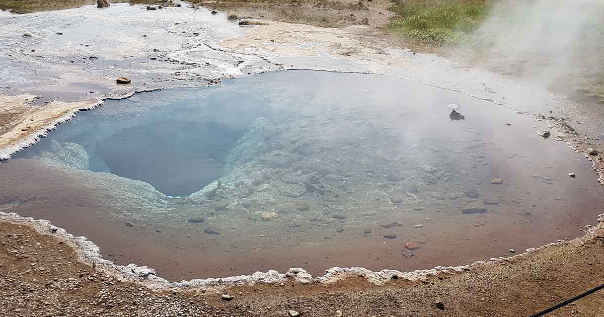 Geysir, geothermales Gebiet Island.