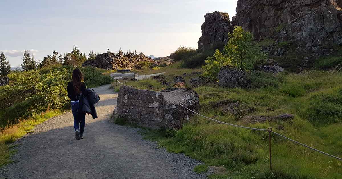 Þingvellir Nationalpark, Island.