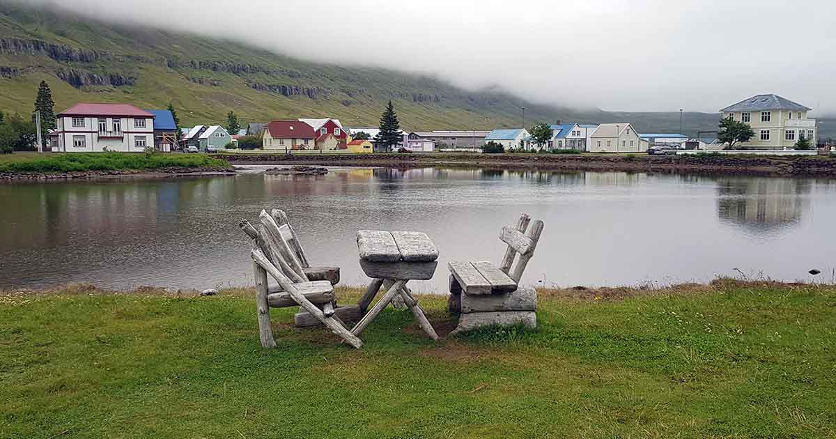 Seyðisfjörður, Island Rundreise.