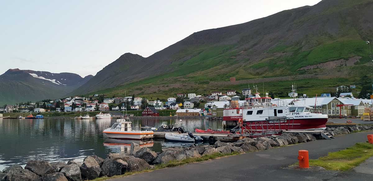 Siglufjörður Campsite Island.