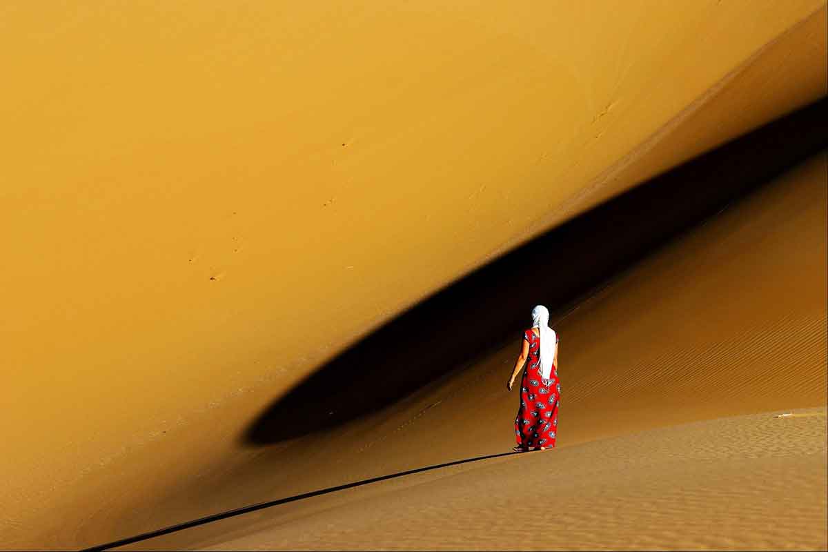 Durch die Wüste im Oman / Bildrechte: Wilfried Hofmann.