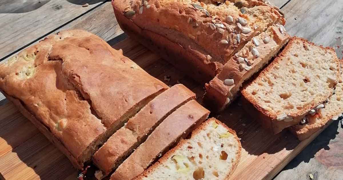 Brot backen Outdoor mit Backpulver