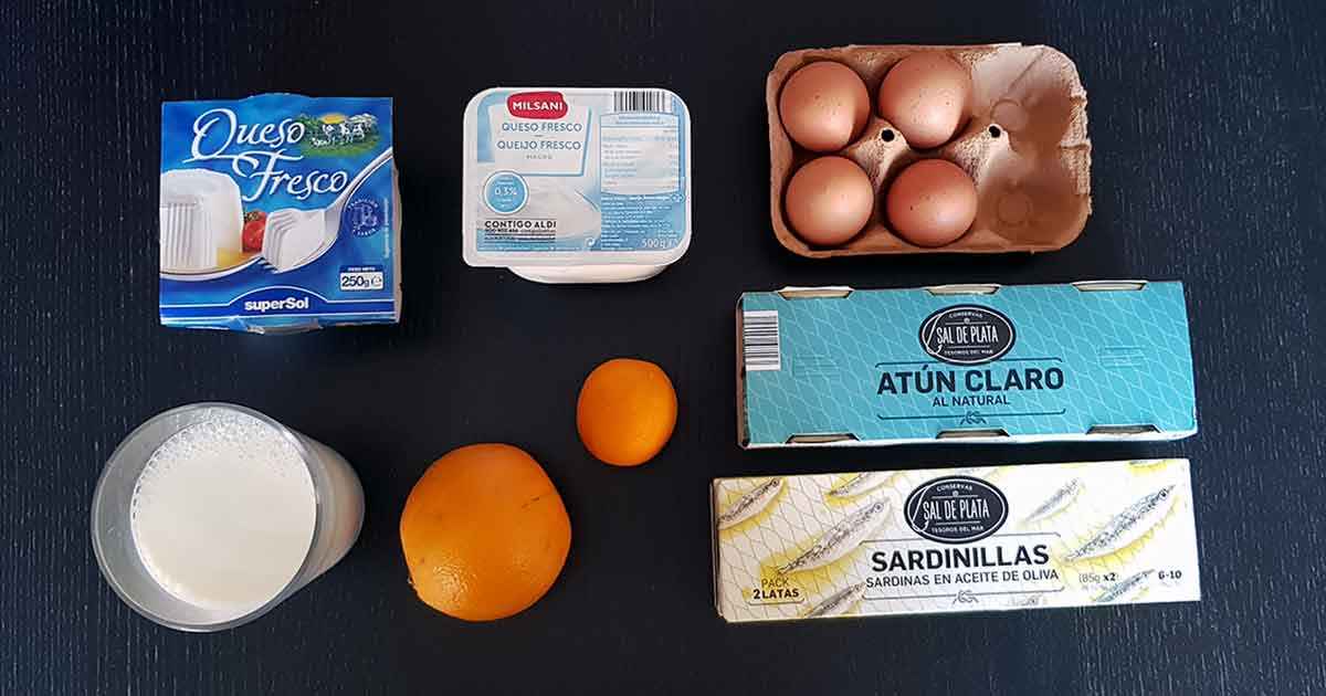 Lebensmittel mit hohem Vitamin D Gehalt: Eier, Milchprodukte und Fisch.