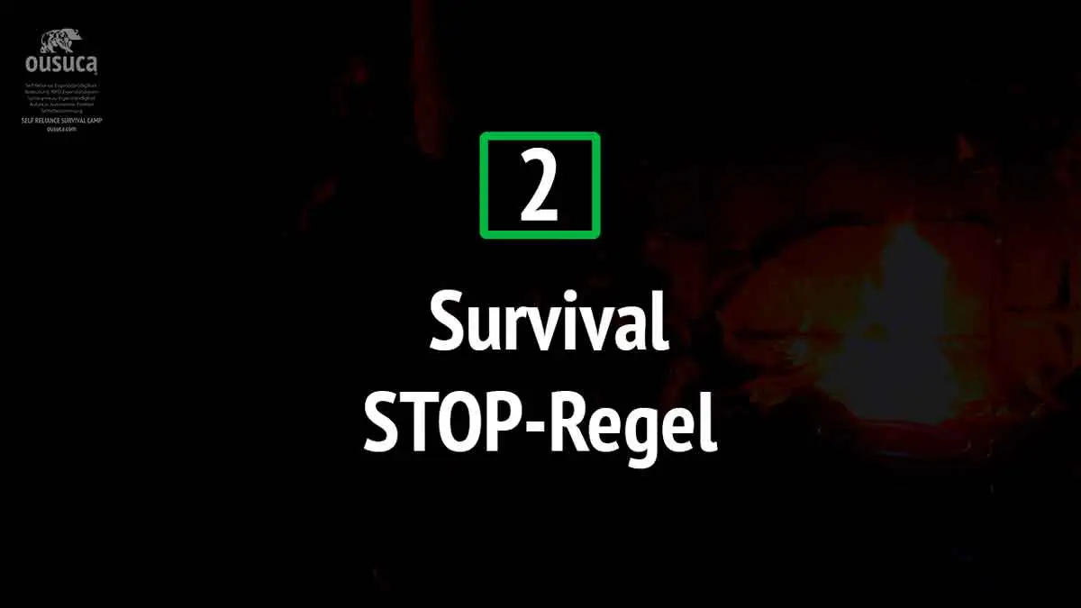 STOP Regel Survival: Erläuterung im Survival Videokurs