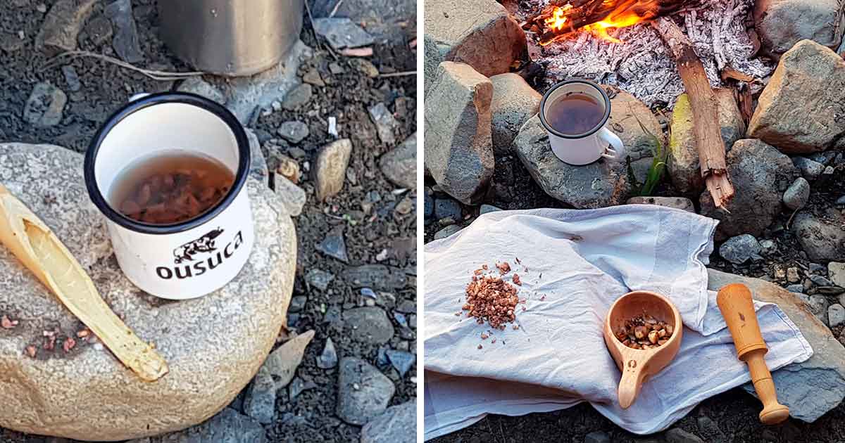 Eichelkaffee selbst gemacht am Lagerfeuer