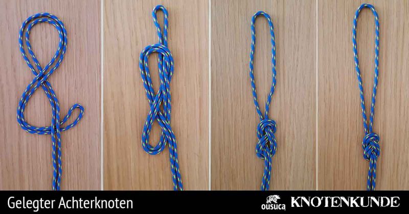 Kleine Knotenkunde: Die wichtigsten Knoten für Outdoor / ousuca®