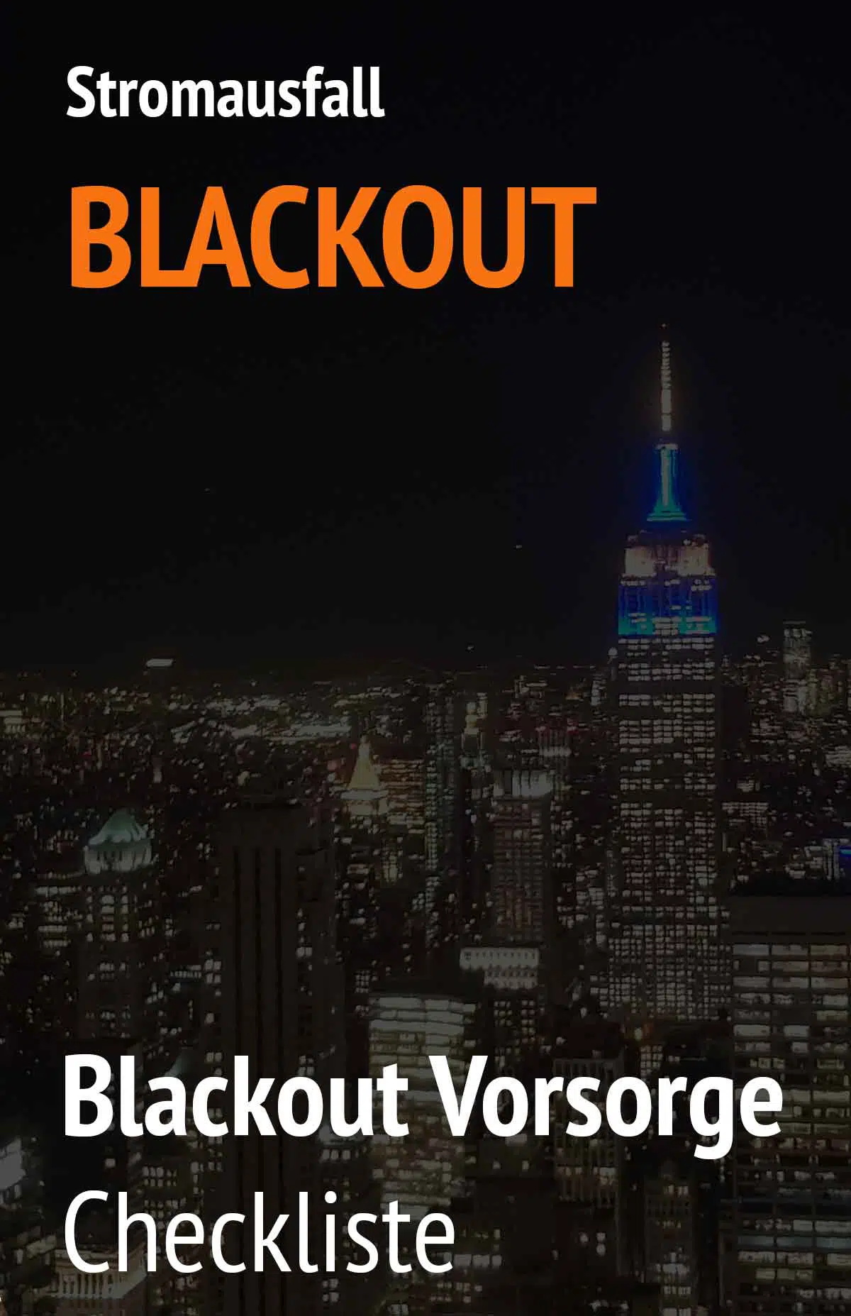 Checkliste zur Blackout Vorsorge