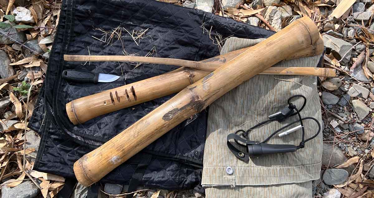 Feuersäge aus Bambus bauen, dieses Werkzeug ist nützlich (Messer)