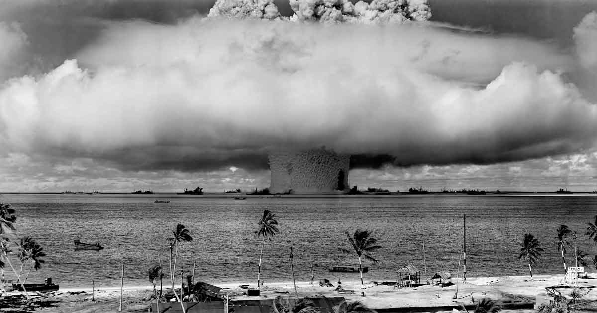 Explosion einer Atombombe