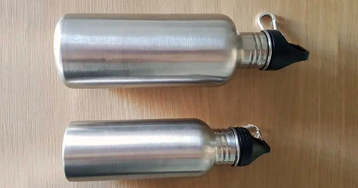 Edelstahl Trinkflaschen für die Mitnahme von Trinkwasser Outdoor