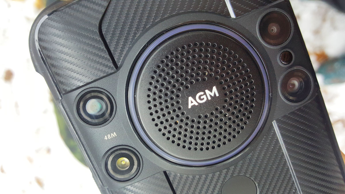Großer und lauter Lautsprecher am AGM H5 Pro Outdoor Smartphone
