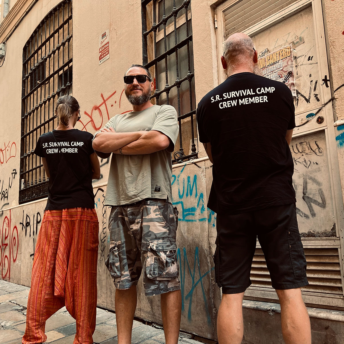 SRSC Survival Camp Support T-Shirts Männer und Frauen
