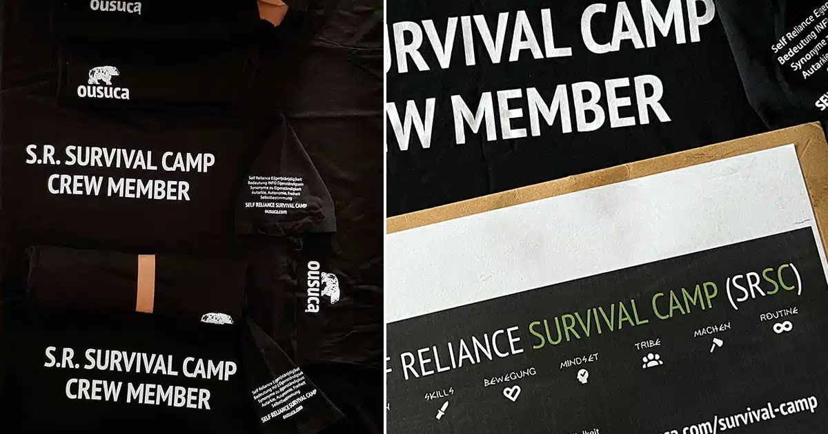 S.R. Survival Camp T-Shirts für SRSC Crew Member