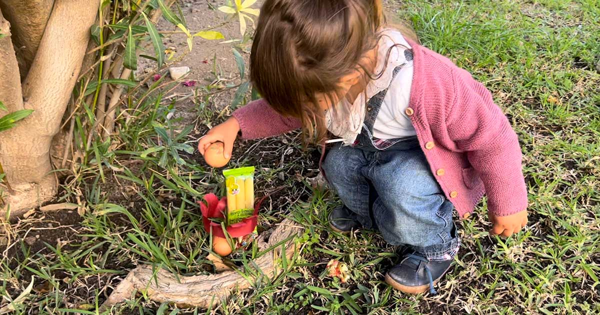 Ostereier suchen, Osteraktivität mit Kindern