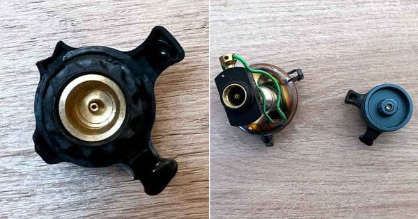 EPIGEIST 2x Gas Adapter Messing - Auslaufsicher Für Camping Gaskartuschen