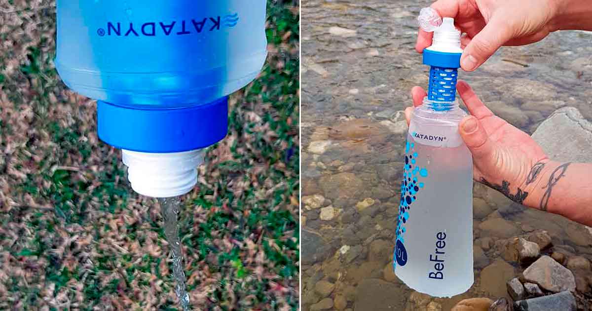 Katadyn BeFree Wasserfilter für Outdoor und Backup für Notfallvorsorge zu Hause