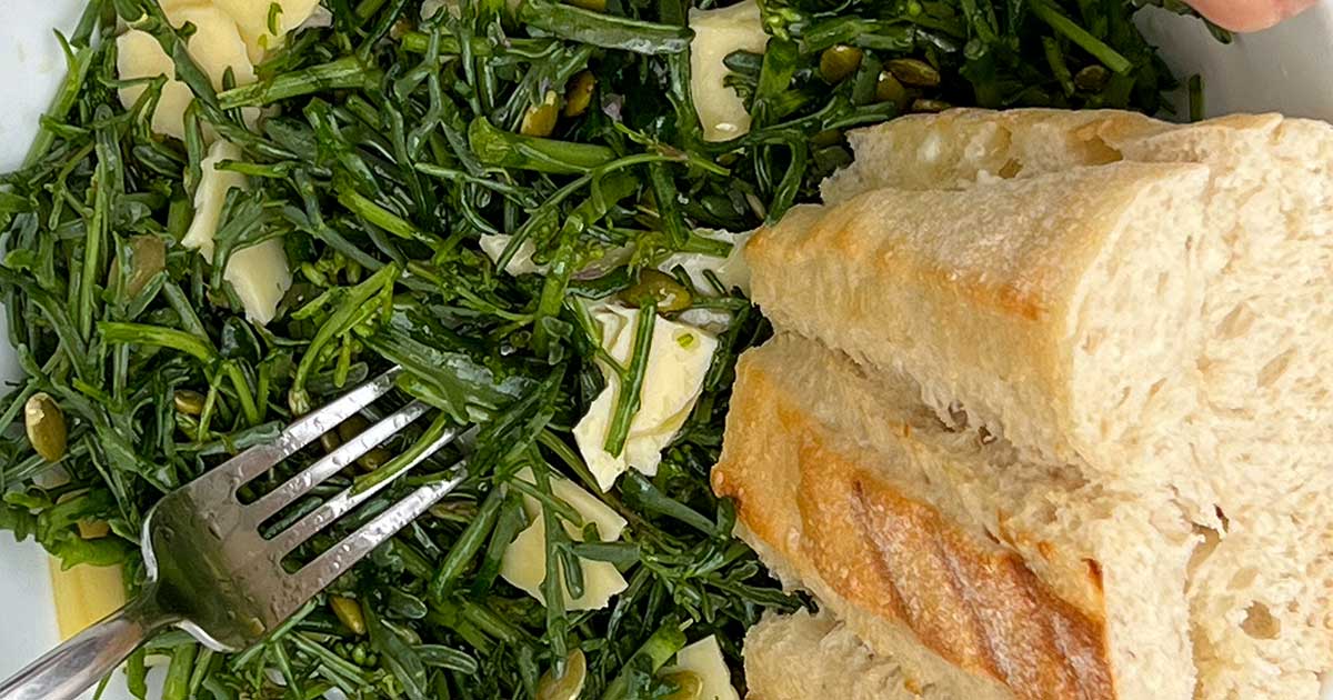 Meersenf Salat Rezept Meersenf als Salat zubereitet